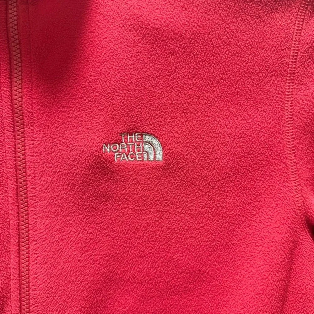 The North Face TKA 100‎ Glacier Full Zip Fleece Jacket Red Mens Size Large